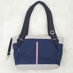 eBags Navy Blue, Pink, Gray Shoulder Lunch Tote